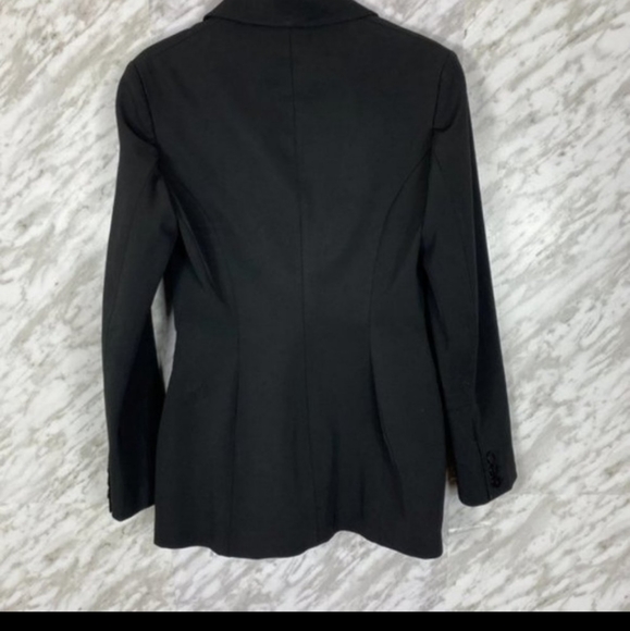 Karen Millen Blazer - Size US 8 - Black, Classic, 2 Button - Picture 3 of 7
